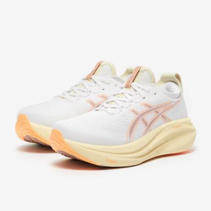 asics gel nimbus 27 white fawn