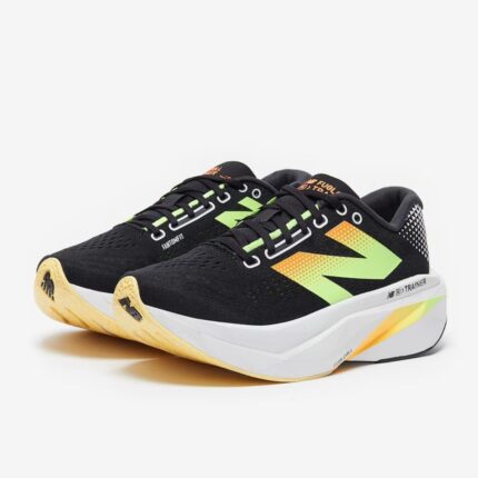 new balance fuelcell supercomp trainer v3 black bleached lime glo