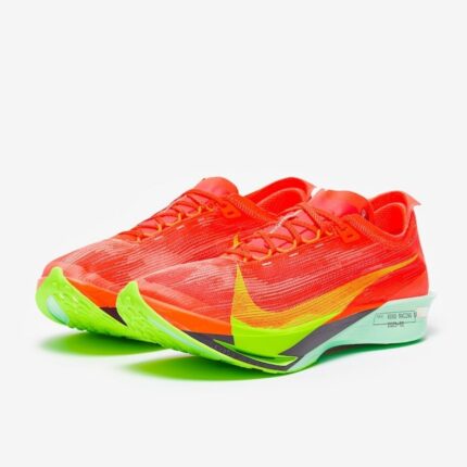 nike zoomx streakfly 2 bright crimson lime blast