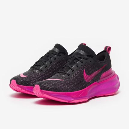nike zoomx invincible run flyknit 3 black vivid grape