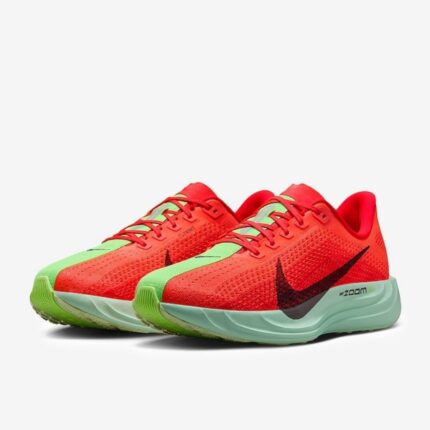 nike pegasus plus bright crimson lime blast