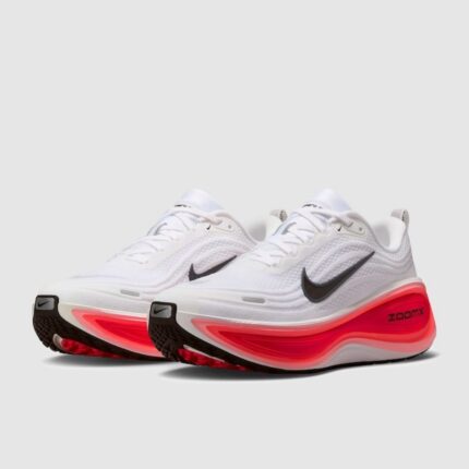 nike vomero plus white bright crimson