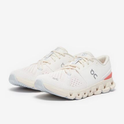 on womens cloud x4 ivory salmon