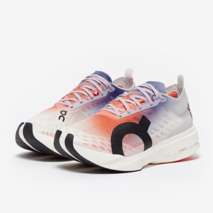on womens cloudboom strike white flame