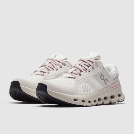 on womens cloudrunner 2 wide color ivory mauve