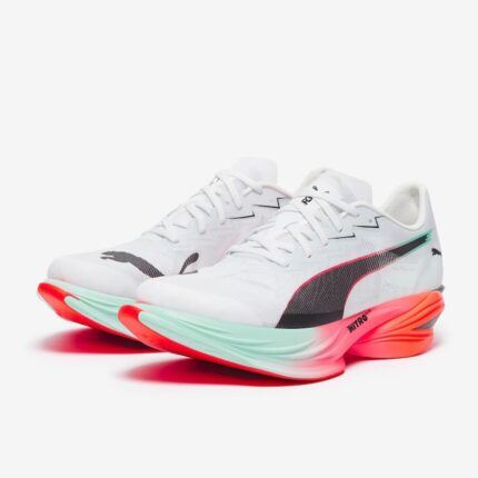 puma fast r nitro elite 3 white glowing red mint
