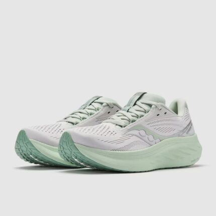 saucony womens ride 18 fog mist