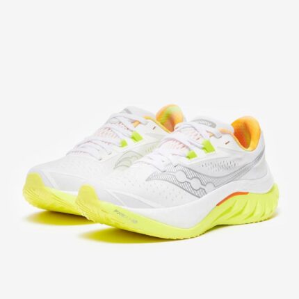 saucony womens endorphin speed 4 white sunny