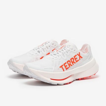 adidas terrex agravic speed ultra trail white impact orange