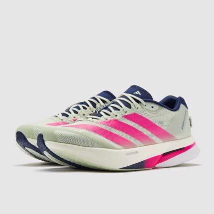 adidas adizero boston 13 linen green shock pink