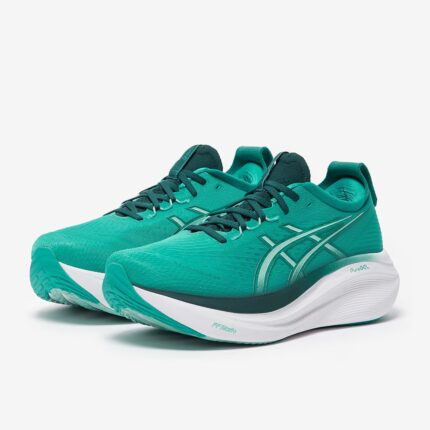 asics gel nimbus 27 wave teal