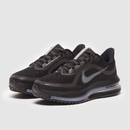 nike womens pegasus premium black metallic silver